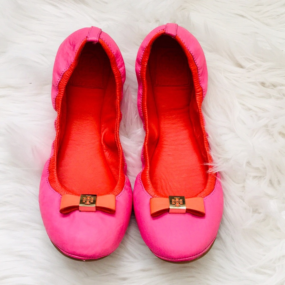 Tory Burch Eddie Flats with Bow Size 9.5